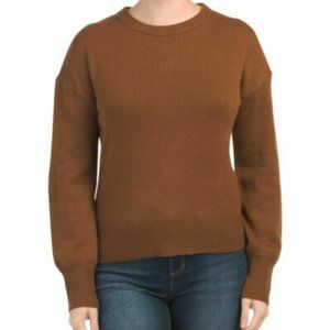 Theory Cashmere Sweater Brown Syrup M
